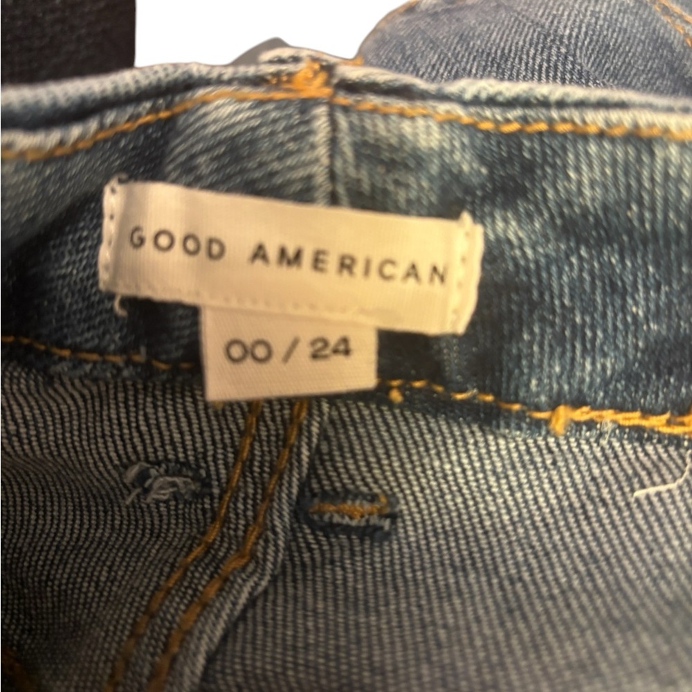 NWT - Good American - Good Waist Step Hem - Size 00/24 - Picture 4 of 10